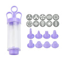 Cookie Gun With Molds Icing Piping Tool Baking Decorating Set For Cake Cupcake