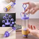 Cookie Gun With Molds Icing Piping Tool Baking Decorating Set For Cake Cupcake