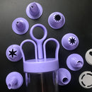 Cookie Gun With Molds Icing Piping Tool Baking Decorating Set For Cake Cupcake