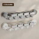 Wall-mounted Mop Fixing Rack Universal Model Strong Suction Cup Bathroom Rack - Transparent