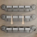 Wall-mounted Mop Fixing Rack Universal Model Strong Suction Cup Bathroom Rack - Transparent