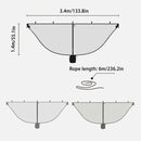 Hammock Mosquito Net Separate Anti-Mosquito Cover For Outdoor Picnic Camping - Black