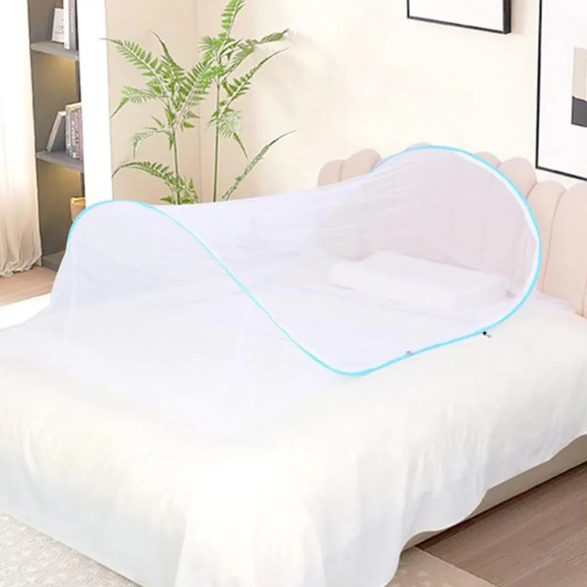 Pop Up Mosquito Net Foldable Portable Bed Travel Dormitory Adjustable Size