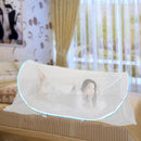 Pop Up Mosquito Net Foldable Portable Bed Travel Dormitory Adjustable Size