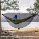 Hammock Mosquito Net Separate Anti-Mosquito Cover For Outdoor Picnic Camping - Green