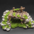 1-Piece Resin Moss Bridge Aquarium Decoration