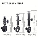 Motorcycle Phone Camera Mount Anti Shake for Bike Scooter Navigation Secure - L