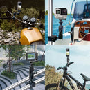 Motorcycle Phone Camera Mount Anti Shake for Bike Scooter Navigation Secure - L