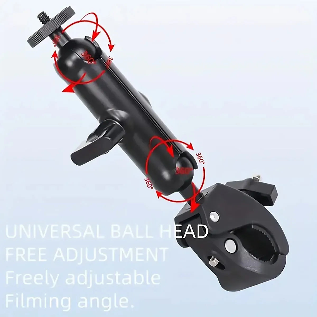 Motorcycle Phone Camera Mount Anti Shake for Bike Scooter Navigation Secure - S