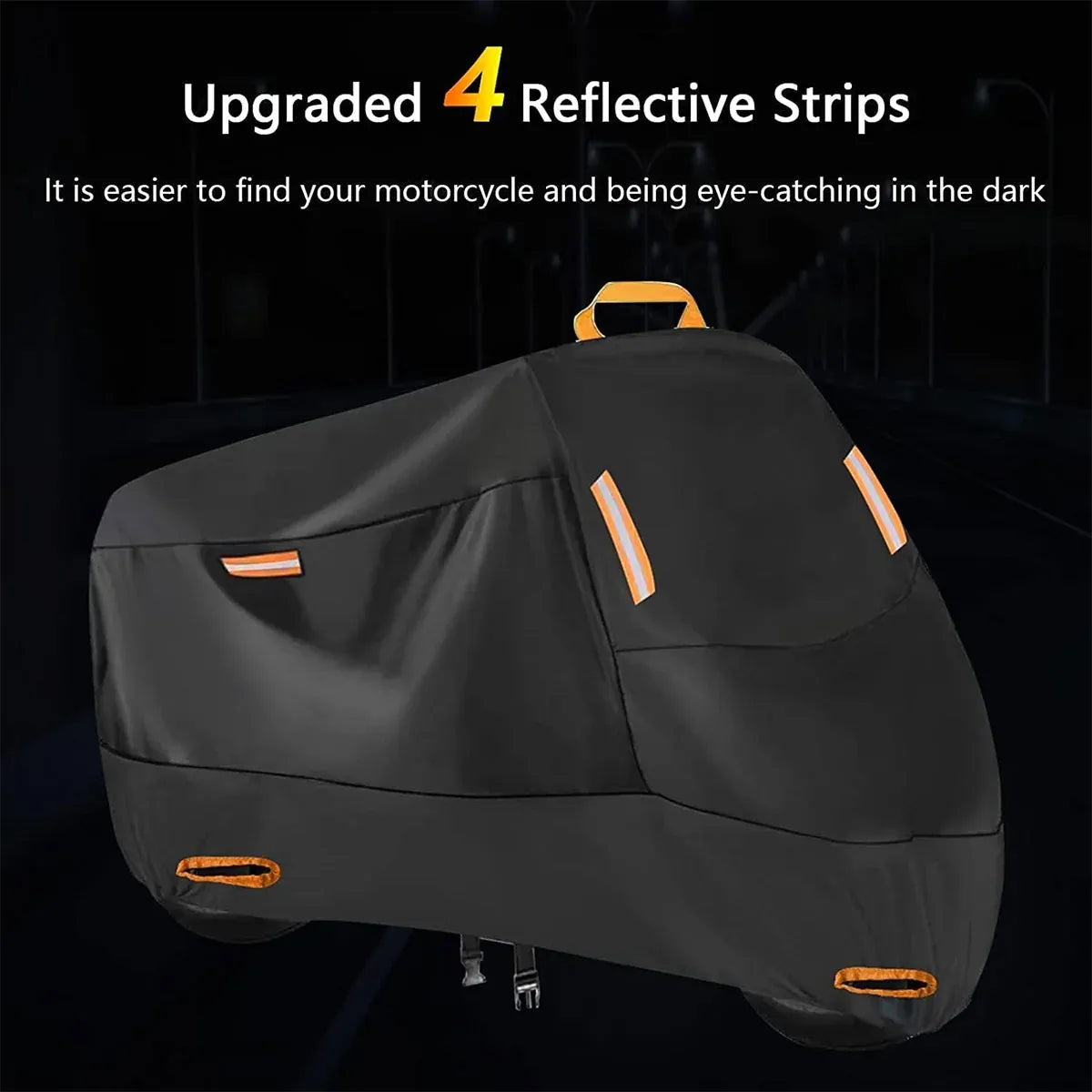 Motorcycle Cover Universal Waterproof Dustproof Bike Cover Outdoor Protection - L
