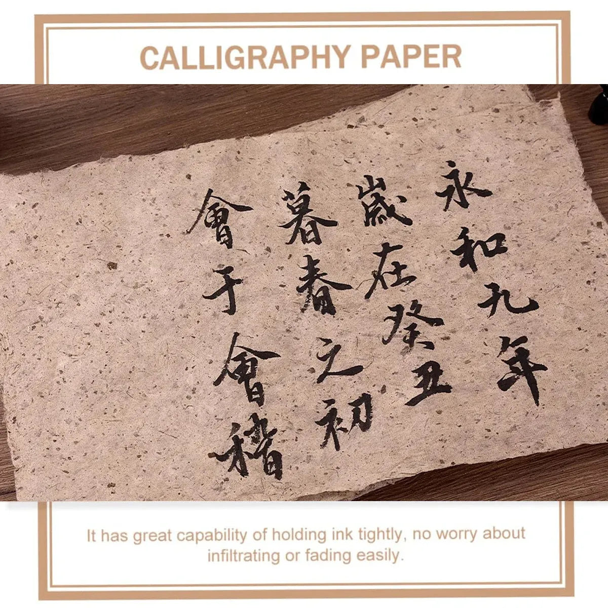 50 Sheets Handmade Mulberry Paper Traditional Craft for Calligraphy Painting