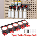 Car Wash Spray Bottle Holder Wax Abrasive Rack Wall Mount Detailing Storage Rack