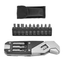 Multi-Function Adjustable Wrench Sturdy Stainless Steel for Home Repair Tool Kit