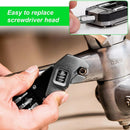 Multi-Function Adjustable Wrench Sturdy Stainless Steel for Home Repair Tool Kit