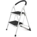 Folding Portable Multi Step Ladder with Handrail Household A Type Iron Ladder