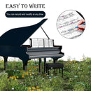 A4 Piano 4 Page Music Sheet Folder Binder Replaceable Inner Core Durable Use
