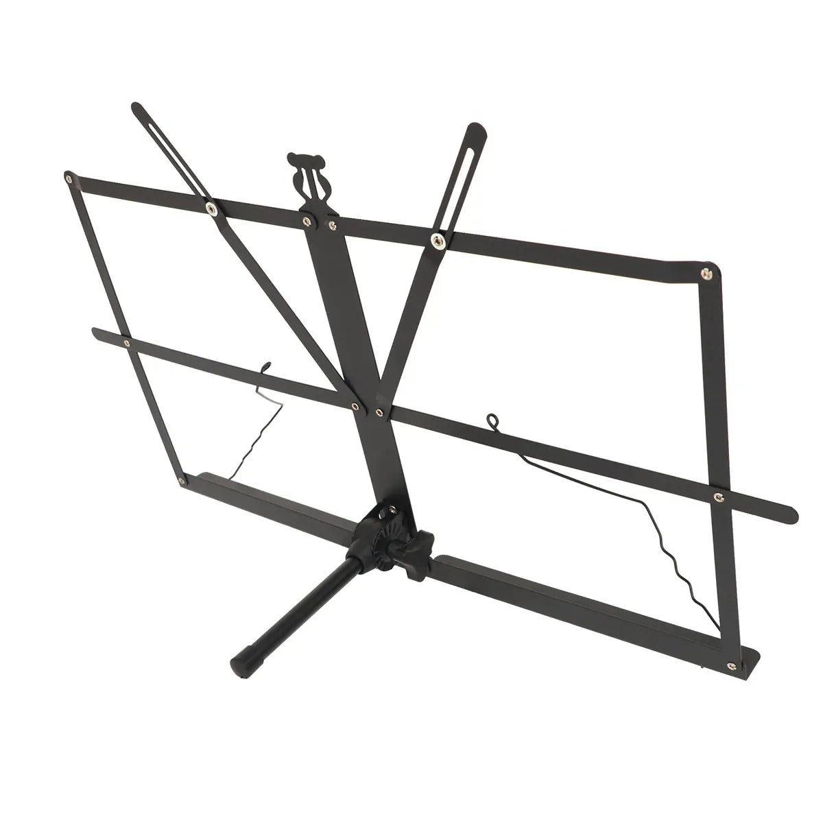 Portable Folding Music Stand Iron Desktop Book Holder Reading Sheet Rack Display