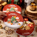 10PCS Cookie Tin Box Metal Biscuit Gift Box Candy Packaging Dragon Year Baking - Carrot Rabbit