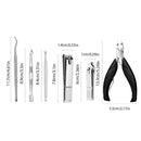 Professional Nail Clippers Set Manicure Pedicure Kit Stainless Steel Tools