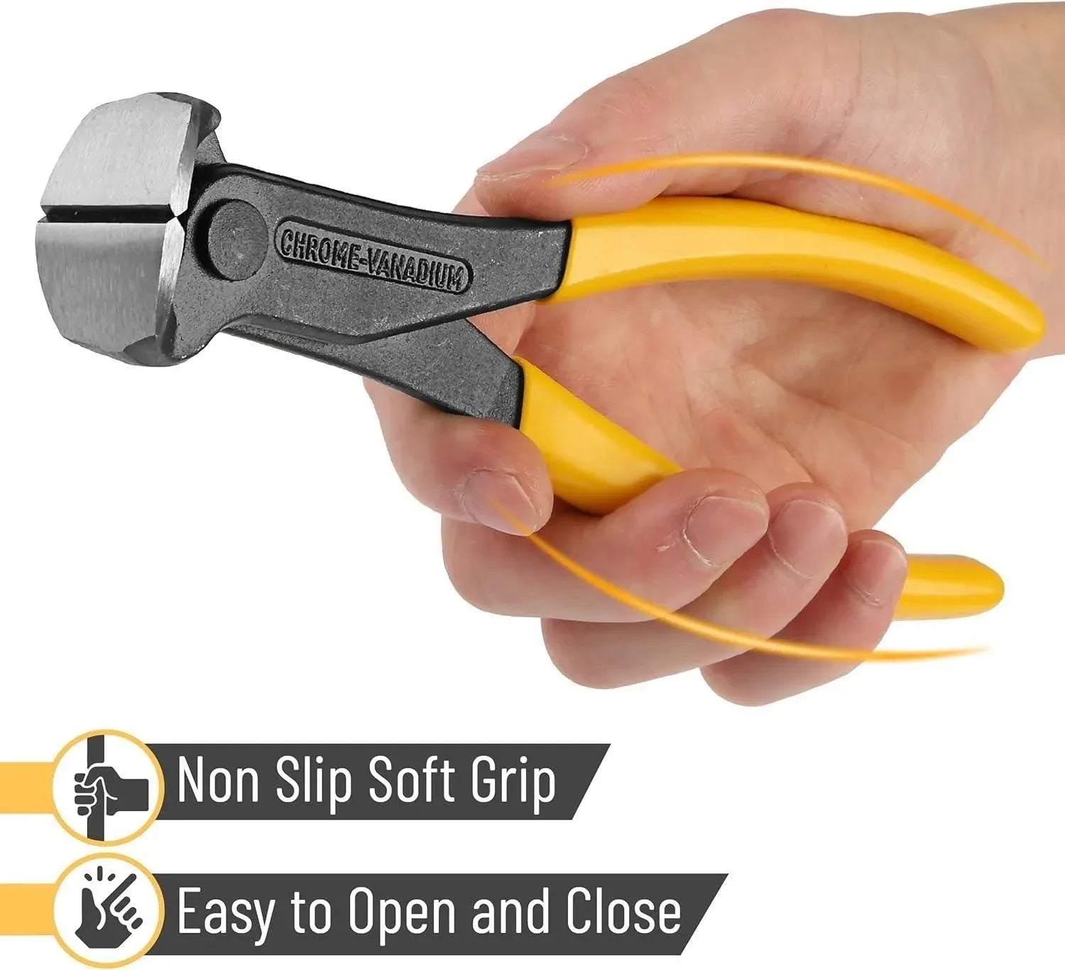 Nail Puller Nail Remover Tool Cutting Pliers Carpenter Tools End Cutting Pliers - 7 inch