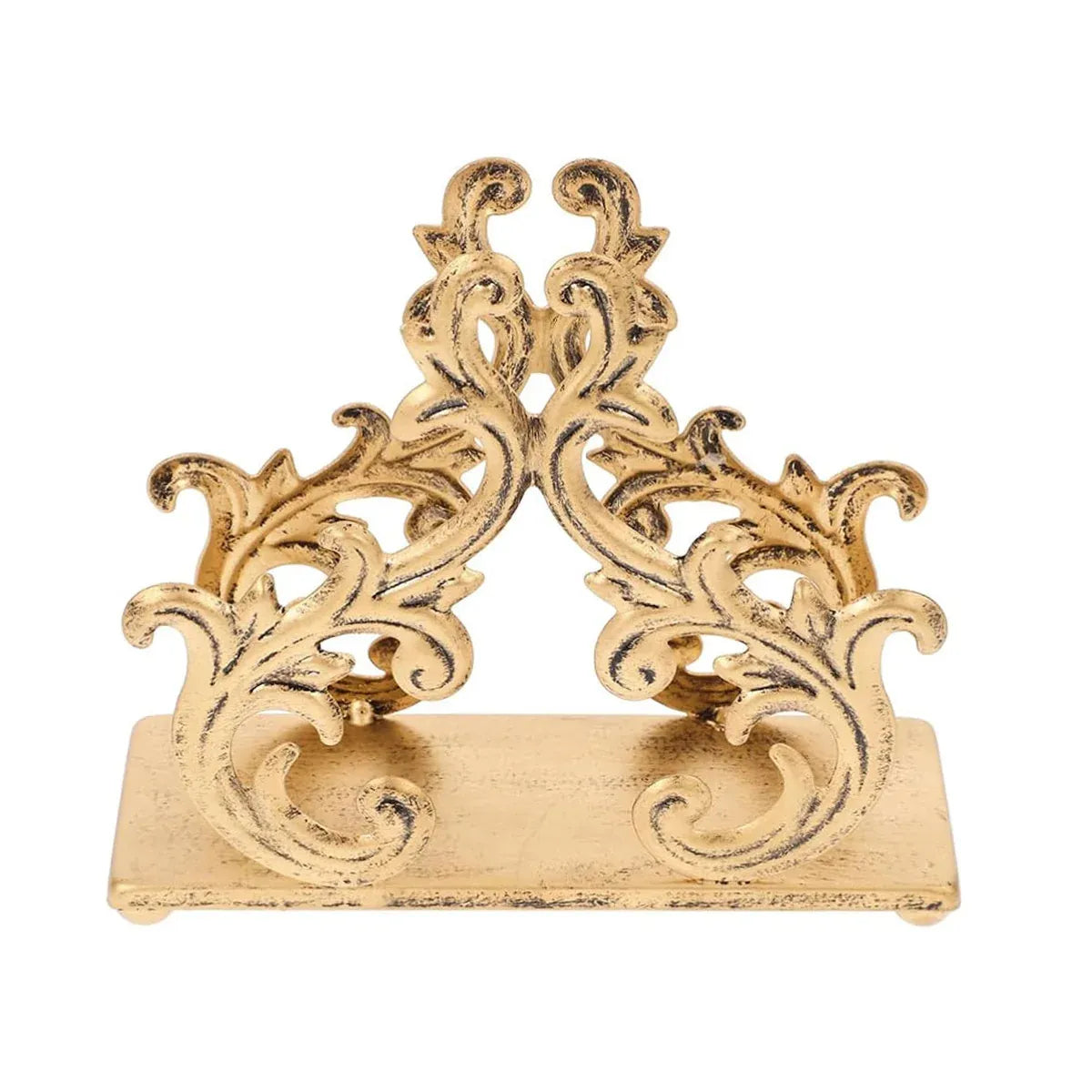 Willow Branch Style Iron Paper Towel Holder Vertical Napkin Rack For Kitchen Use