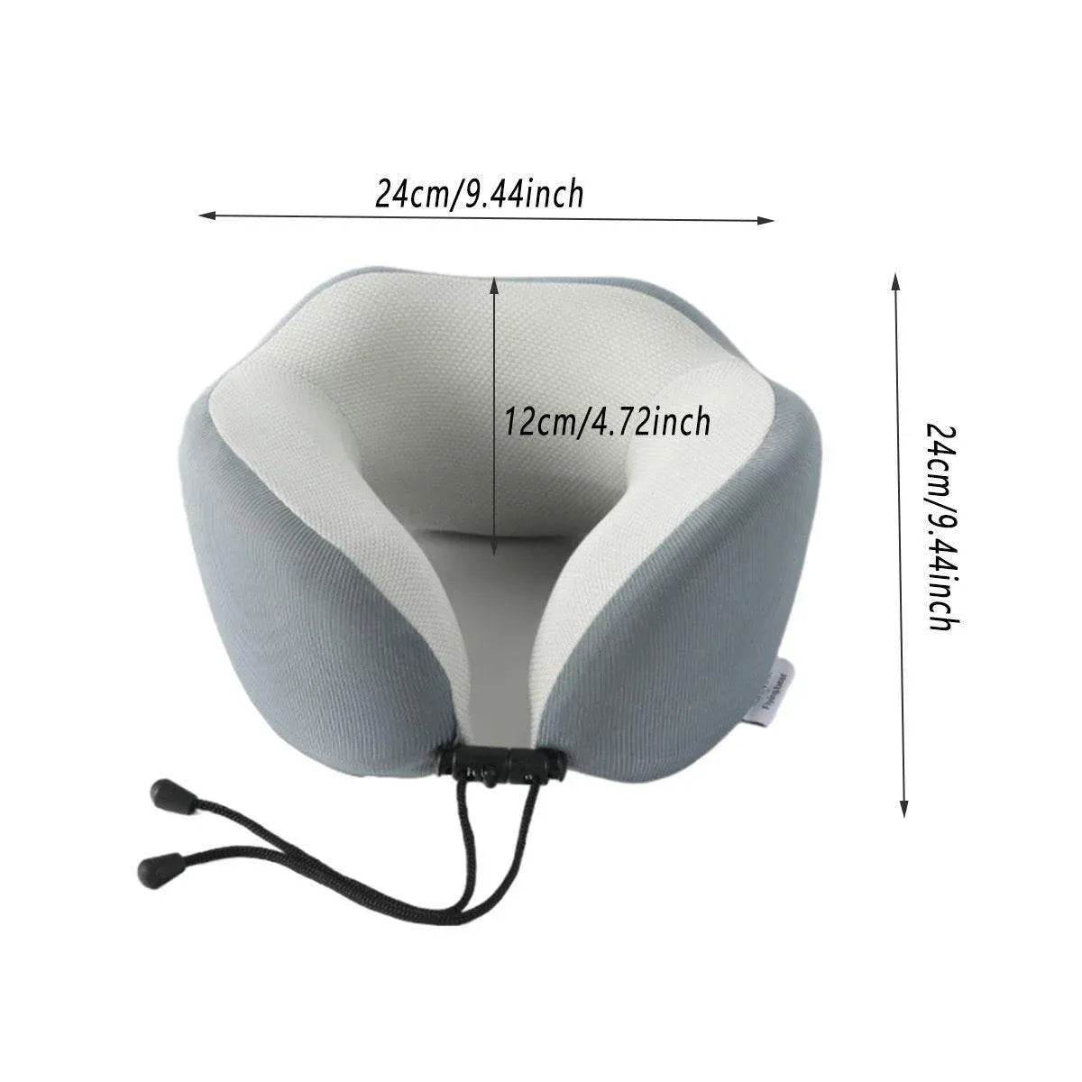 Memory Foam U Shaped Neck Pillow Travel Portable Office Nap Support Pillow - Green
