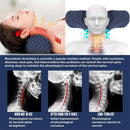 Orthopedic Memory Foam Cervical Neck Pillow for Sleep Support Slow Rebound - Navy