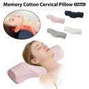 Orthopedic Memory Foam Cervical Neck Pillow for Sleep Support Slow Rebound - Pink