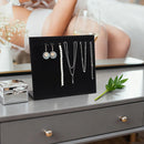 24Hooks Necklace Display Stand Wooden Jewelry Organizer for Store Home Use