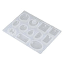 12 Silicone Moulds for DIY Jewellery Pendant Resin and Craft Making
