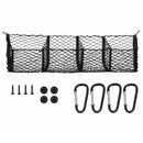 Trunk Cargo Net Bag Stereo Boot Storage Organiser SUV Pickup 4 Compartment 150cm