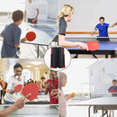 Retractable Table Tennis Net, Black and Red, 190 x 15 cm