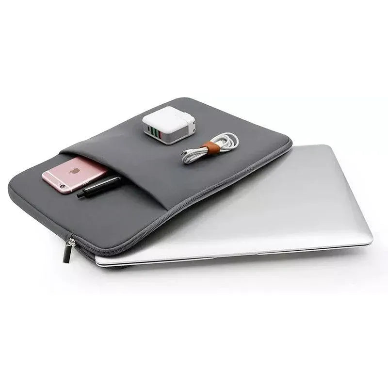 Grey Laptop Macbook Notebook Sleeve Bag Travel Carry Case Cover For 11 13 14 15 Inch Lap Top - 14Inch