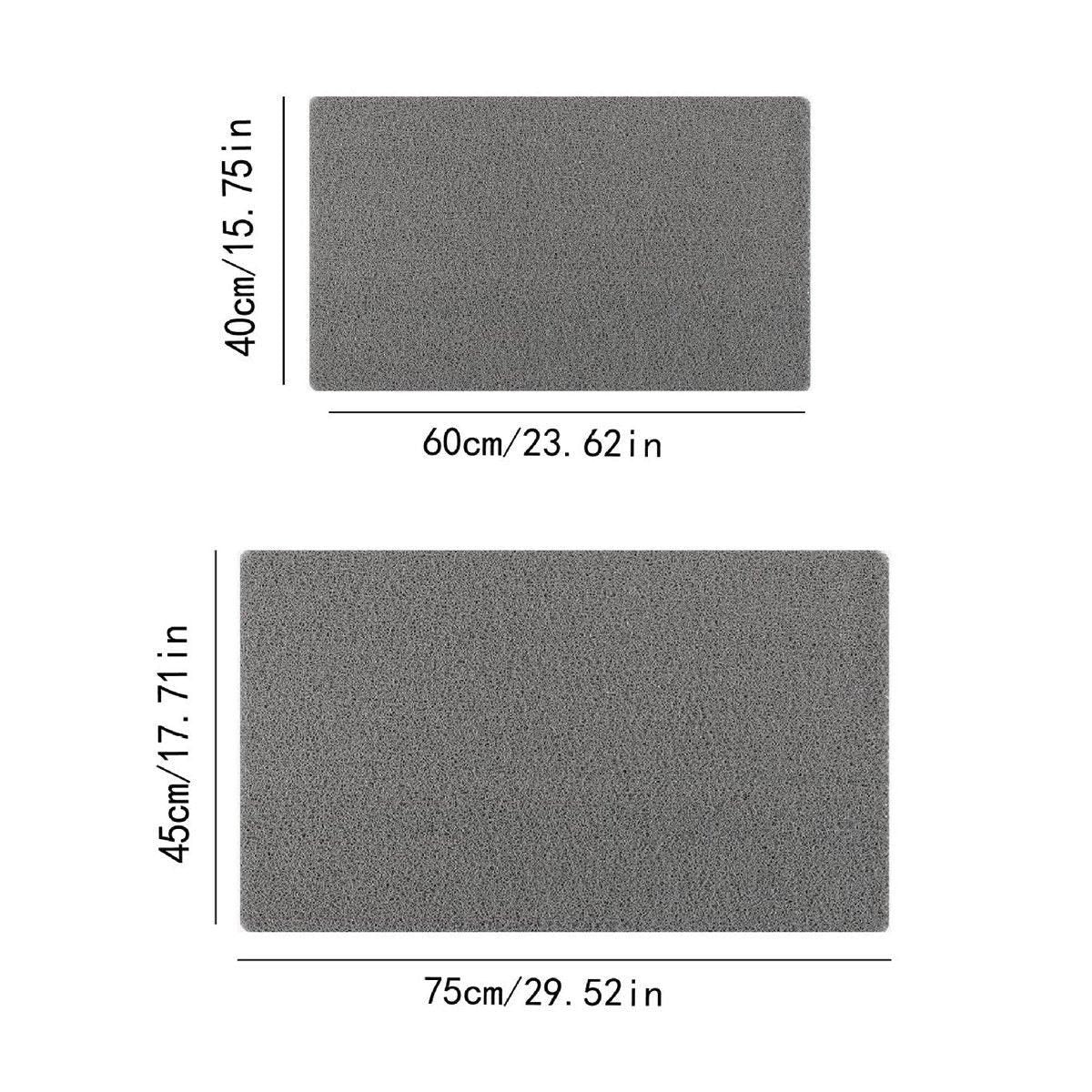 Anti Slip Bathroom Mat Non Slip Shower Floor Mat Quick Dry Soft Comfortable Rug - Coffee-40x60cm