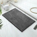 Anti-Slip Bathroom Mat Water-Absorbing Floor Mat Foot Mat Non-Slip Door Mat - Dark Grey