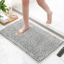 Anti-Slip Bathroom Mat Water-Absorbing Floor Mat Foot Mat Non-Slip Door Mat - Dark Grey