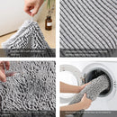 Anti-Slip Bathroom Mat Water-Absorbing Floor Mat Foot Mat Non-Slip Door Mat - Dark Grey