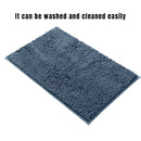 Anti-Slip Bathroom Mat Water-Absorbing Floor Mat Foot Mat Non-Slip Door Mat - Dark Grey