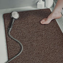 Anti Slip Bathroom Mat Non Slip Shower Floor Mat Quick Dry Soft Comfortable Rug - Grey-45x75cm