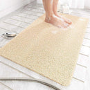 Anti Slip Bathroom Mat Non Slip Shower Floor Mat Quick Dry Soft Comfortable Rug - Grey-45x75cm