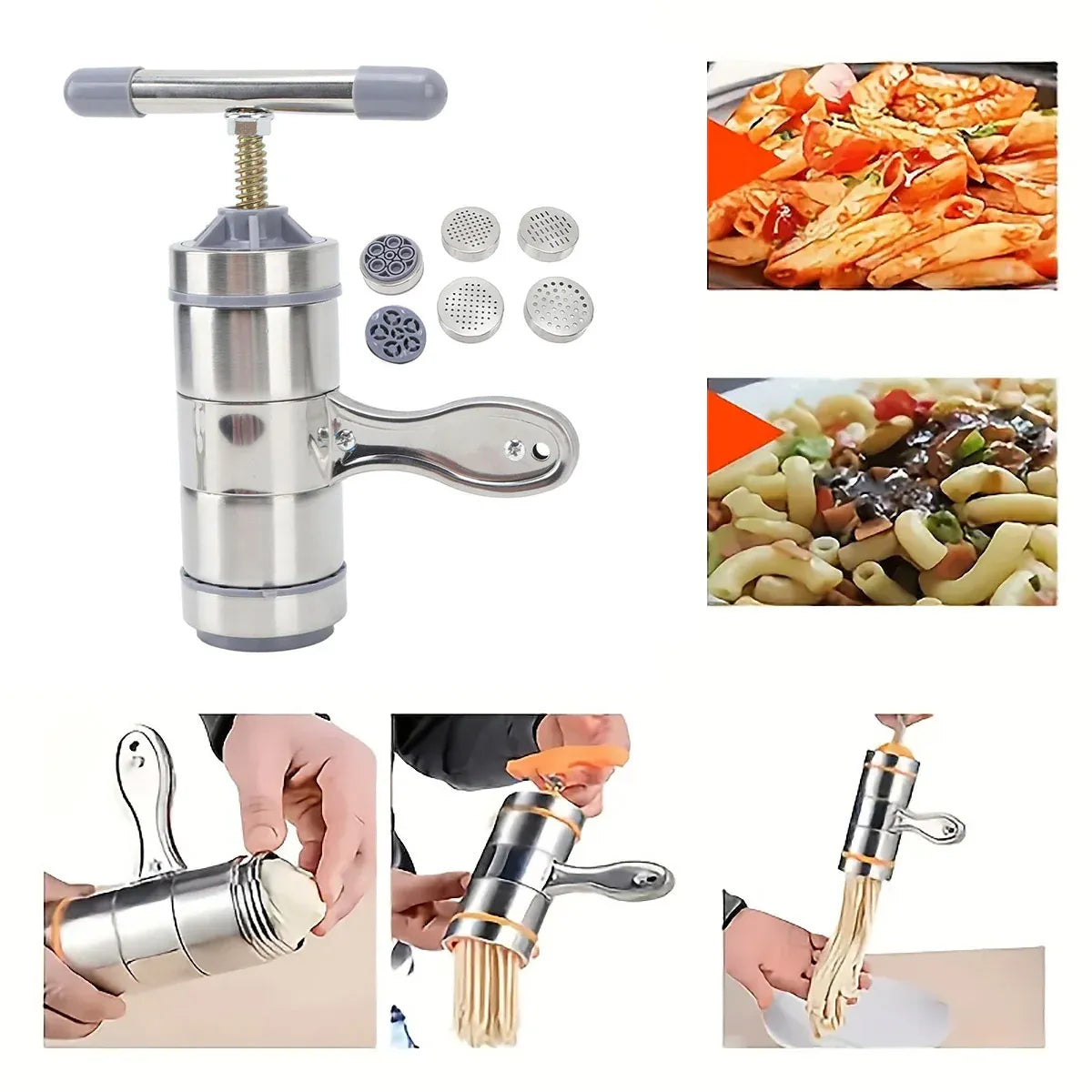 Kitchen Manual Noodle Press Noodle Machine Household Pasta Maker Dough Roller