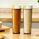 Noodle Storage Box Storage Cylinder Kitchen Noodle Container Airtight - White