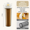 Noodle Storage Box Storage Storage Cylinder Kitchen Noodle Container Airtight - Yellow