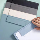 2pcs Leather Clipboard Conference File Holder Hotel Menu Pad Durable Board Clip - Black