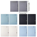 2pcs Leather Clipboard Conference File Holder Hotel Menu Pad Durable Board Clip - Cream