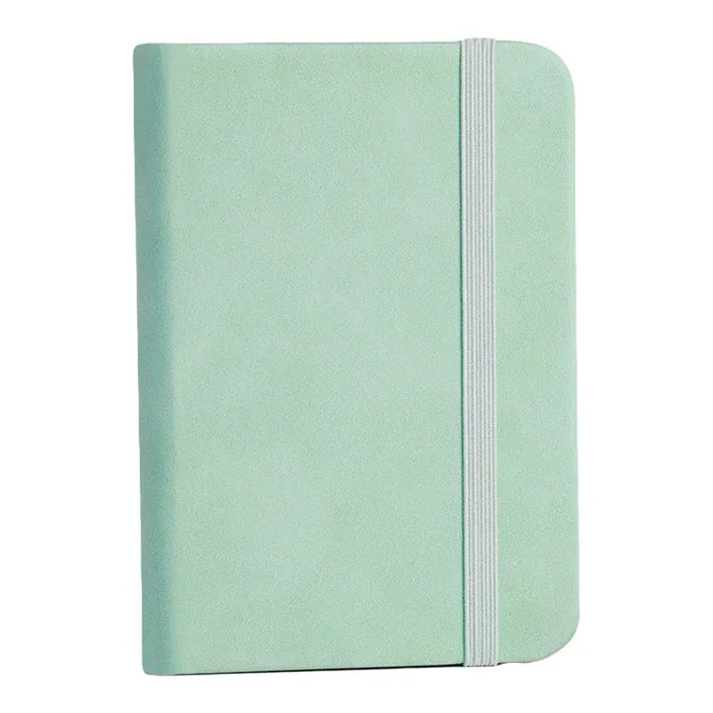 10pcs Mini Pocket Notebook A7 Small Portable Notepad for Office School Use - Green