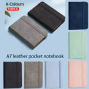 10pcs Mini Pocket Notebook A7 Small Portable Notepad for Office School Use - Green
