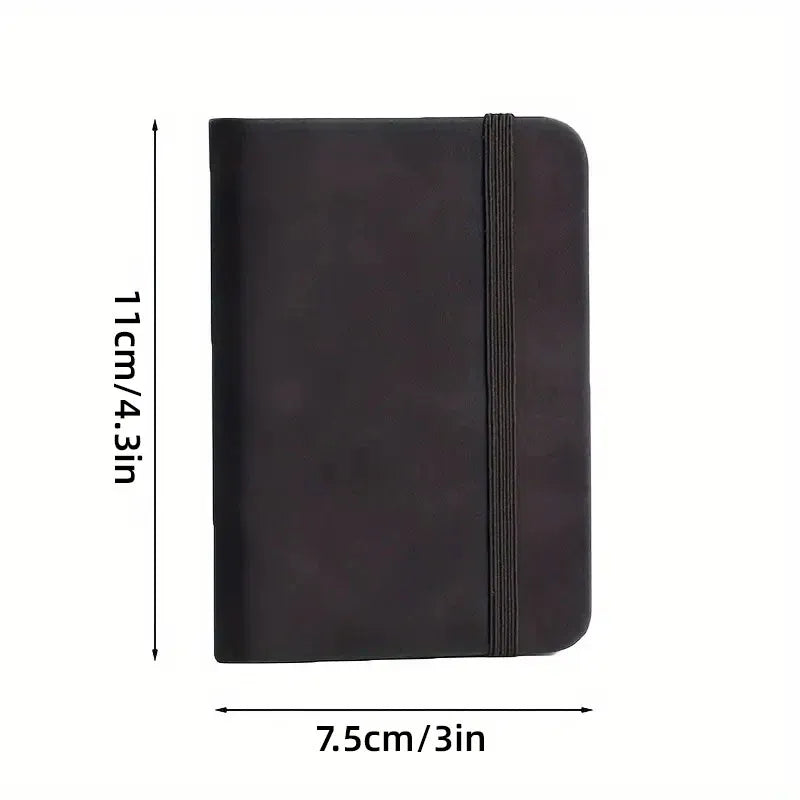 10pcs Mini Pocket Notebook A7 Small Portable Notepad for Office School Use - Green