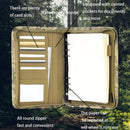 Outdoor Stationery Pouch Notebook Portable for Hiking Camping Travel