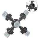 20PCS Anti-Drip Misting Nozzle Water Spray Drip Hanging Atomizing Nozzle Fog Cross